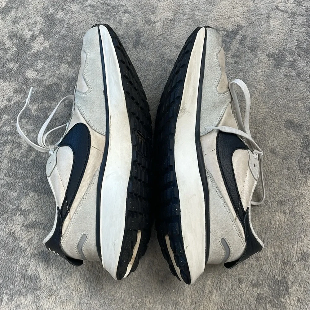 Nike Phoenix Waffle Sneakers Athletic Shoes White Sanddrift Black Womens 9.5 - Picture 9 of 15